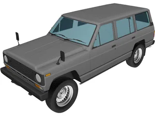 Nissan Safari 160 (1980) 3D Model preview