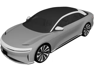 Lucid Air (2021) 3D Model preview