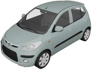 Hyundai i10 (2009) 3D Model preview