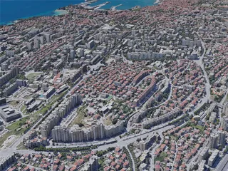 Split City, Croatia (2022) 3D Model preview