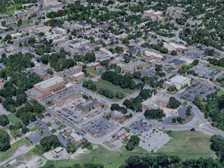 Dover City, DE, USA (2022) 3D Model preview