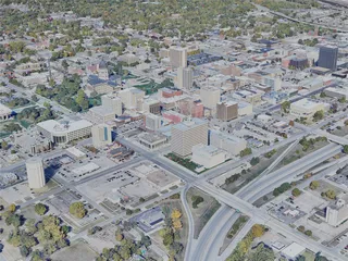 Topeka City, KS, USA (2023) 3D Model preview