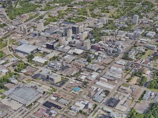 Jackson City, MS, USA (2023) 3D Model preview
