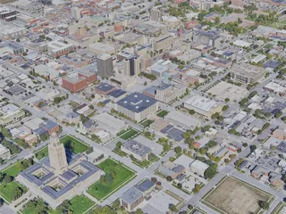 Lincoln City, NE, USA (2022) 3D Model preview