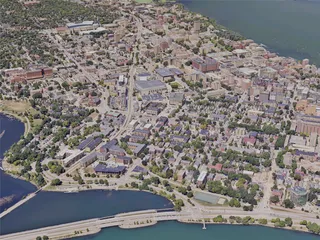 Madison City, WI, USA (2023) 3D Model preview