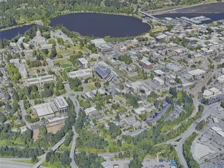 Olympia City, WA, USA (2023) 3D Model preview