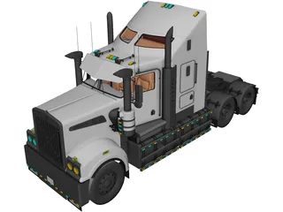 Kenworth T908 3D Model preview