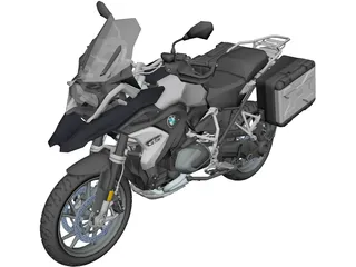 BMW R 1250 GS (2019) 3D Model preview