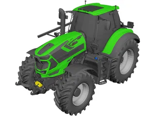 Deutz-Fahr Series 8 TTV 3D Model preview