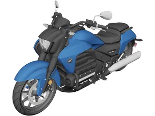 Honda Valkyrie GL1800C (2015) 3D Model preview