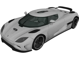 Koenigsegg Agera (2011) 3D Model preview