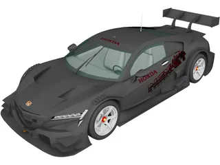 Honda NSX GT (2013) 3D Model preview
