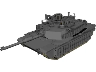 M1A2 Abrams 3D Model preview