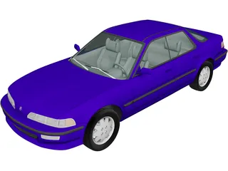 Acura Integra Sedan (1990) 3D Model preview