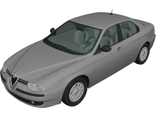 Alfa Romeo 156 (1997) 3D Model preview