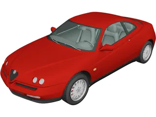 Alfa Romeo GTV (1995) 3D Model preview