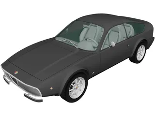 Alfa Romeo GT 1300 Junior Zagato (1972) 3D Model preview