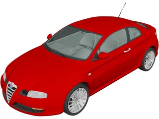 Alfa Romeo GT 937C (2004) 3D Model preview