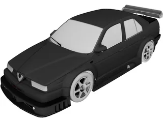 Alfa Romeo 155 V6 Ti (1993) 3D Model preview