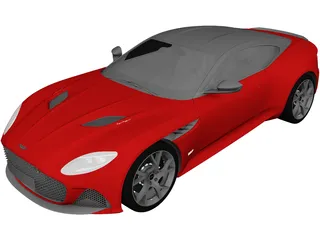 Aston Martin DBS Superleggera (2019) 3D Model preview