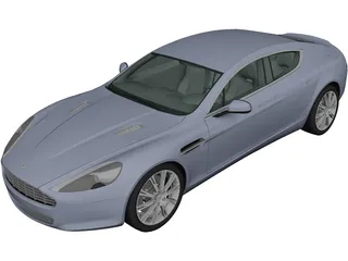 Aston Martin Rapide (2010) 3D Model preview