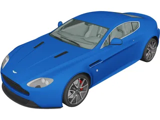 Aston Martin V8 Vantage S (2015) 3D Model preview