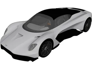 Aston Martin Valhalla (2020) 3D Model preview