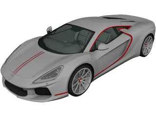 ATS GT (2021) 3D Model preview