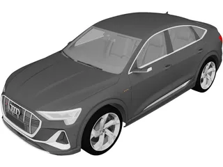 Audi e-tron S Sportback (2021) 3D Model preview
