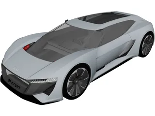 Audi PB 18 e-tron (2018) 3D Model preview