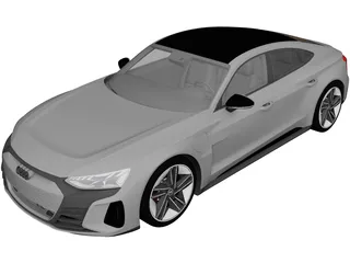 Audi RS e-tron GT (2022) 3D Model preview