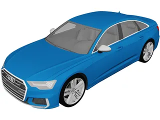Audi S6 (2020) 3D Model preview