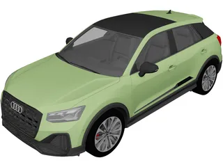 Audi SQ2 (2021) 3D Model preview