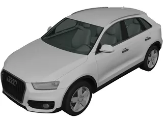 Audi Q3 (2011) 3D Model preview