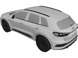 Audi Q4 e-tron (2021) 3D Model preview