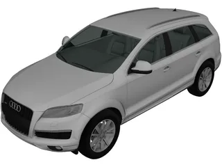 Audi Q7 (2010) 3D Model preview