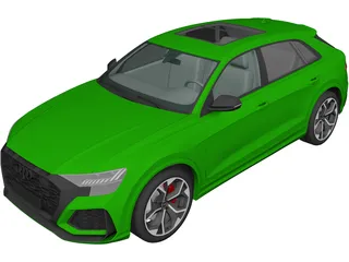 Audi RS Q8 (2020) 3D Model preview