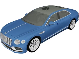 Bentley Flying Spur (2020) 3D Model preview