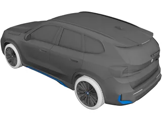 BMW iX1 (2022) 3D Model preview