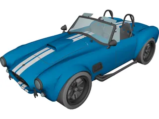 Shelby Cobra GT 3D Model preview