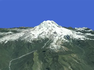 Mount Rainier 3D Model preview