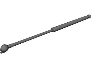 Gas Spring 3D Model preview
