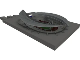 Stadium 3D Model preview