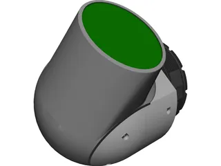 Wescam 16 Inch Camera Pod 3D Model preview
