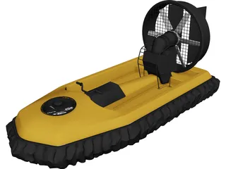 Hovercraft 3D Model preview