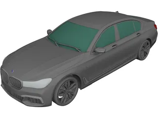 BMW M760Li [G12] (2017) 3D Model preview