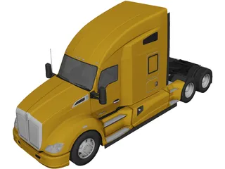 Kenworth T680 (2015) 3D Model preview
