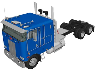 Peterbilt 362 Tractor (2002) 3D Model preview