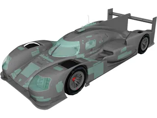 Porsche 919 3D Model preview