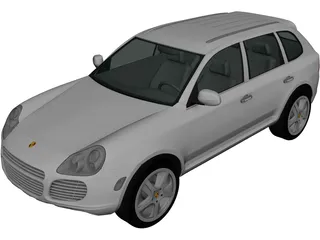 Porsche Cayenne S (2003) 3D Model preview